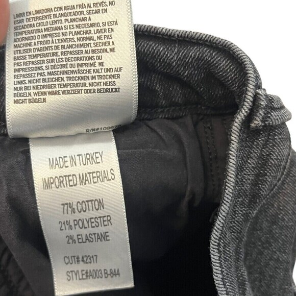 AGOLDE Sophie High Rise Skinny Jeans Silence Grey Distressed Size 26 - Picture 12 of 12